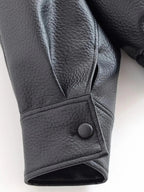 Tonia | Women's Faux Leather Jacket with High Neck
