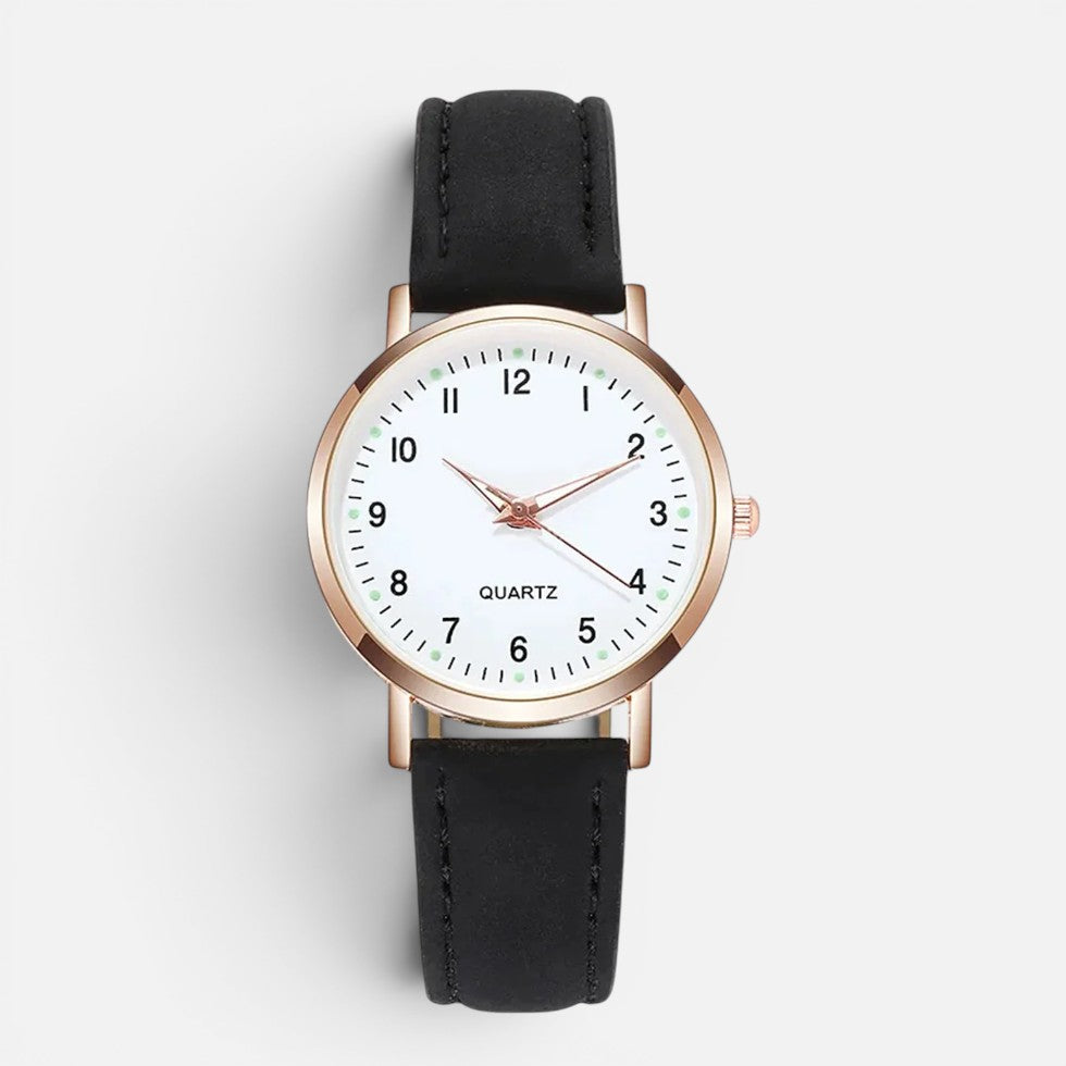Minimalist Quartz Strap Watch — Comfortable