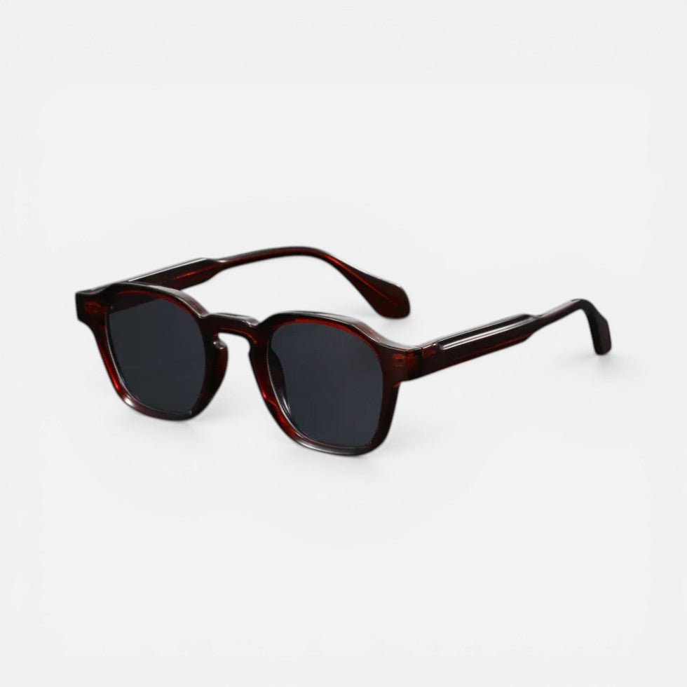 Retro Square Frame Sunglasses — Comfortable