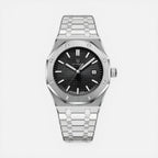 Mens Stainless Steel Analog Wrist Watch — Comfortable