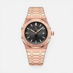 Mens Stainless Steel Analog Wrist Watch — Comfortable
