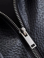 Tonia | Women's Faux Leather Jacket with High Neck