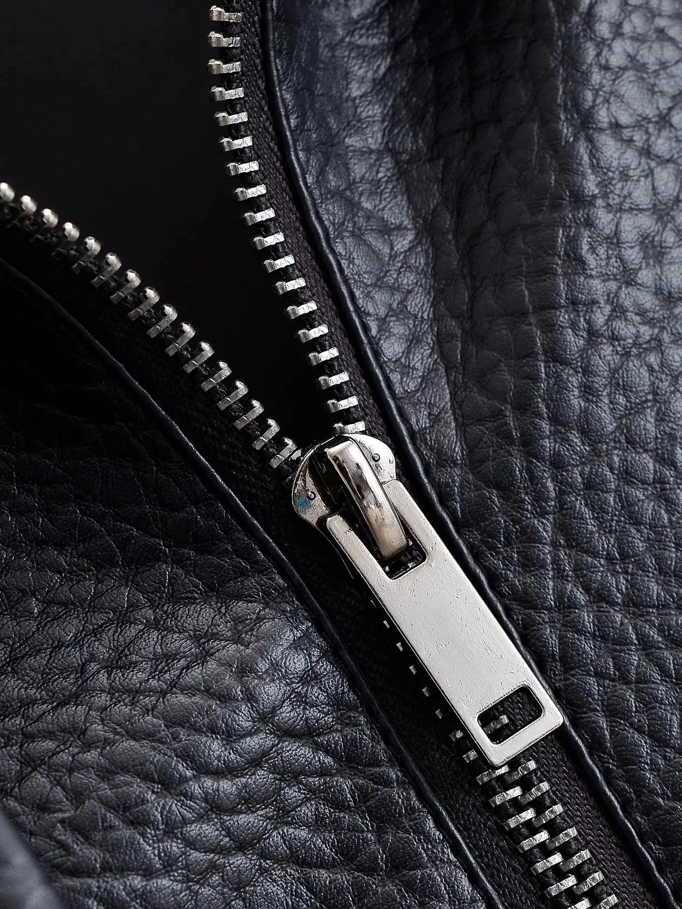 Tonia | Women's Faux Leather Jacket with High Neck
