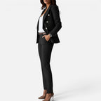 Blazer and Straight Leg Trouser Set — view 2