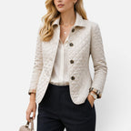 Quilted Button Front Jacket — Warm
