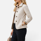 Quilted Button Front Jacket — Warm