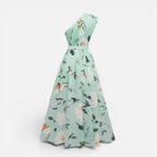 Floral One Shoulder Maxi Dress with Split — view 2