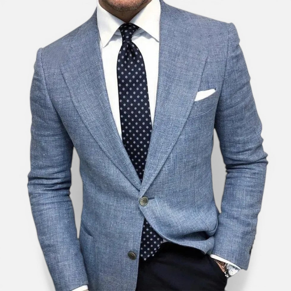 Mens Tailored Fit Blazer Jacket — Warm
