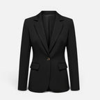 Tailored Single Button Long Sleeve Blazer — Comfortable