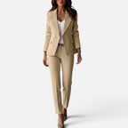 Blazer and Straight Leg Trouser Set — view 5