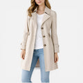 Timeless Button Up Trench Coat — Warm