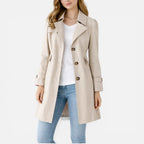 Timeless Button Up Trench Coat — Warm
