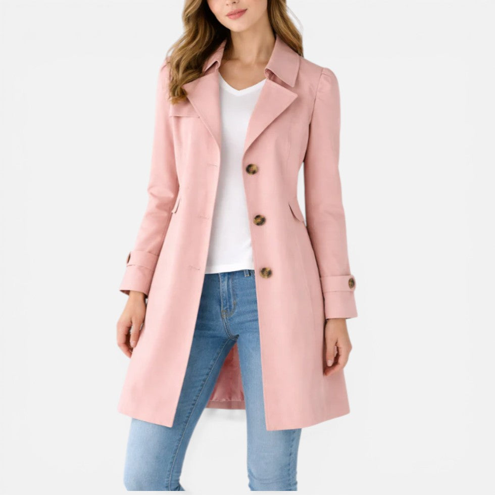 Timeless Button Up Trench Coat — Warm