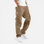 Mens Relaxed Fit Cargo Trousers — Comfortable Waist