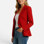 Single Button Tailored Blazer — Comfortable
