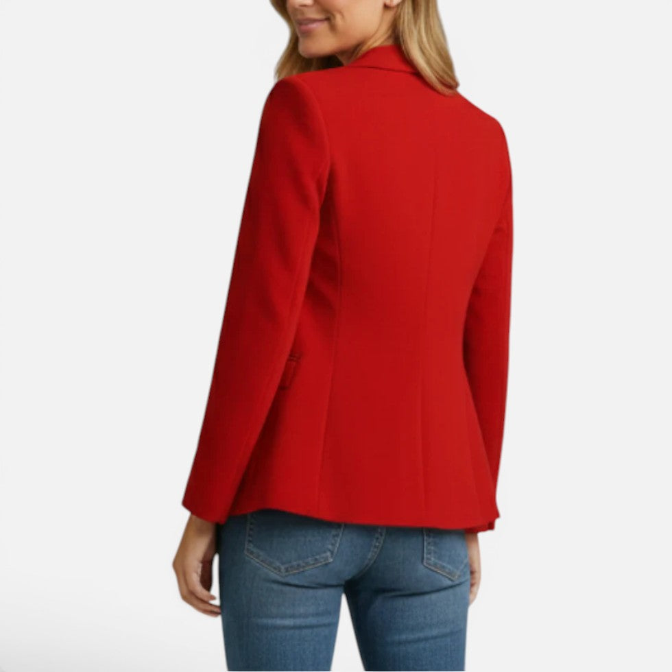 Single Button Tailored Blazer — Comfortable