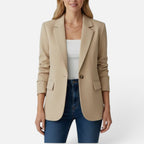 Single Button Tailored Blazer — Comfortable