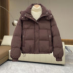 Tamara | Women's Hooded Puffer Jacket with High Neck