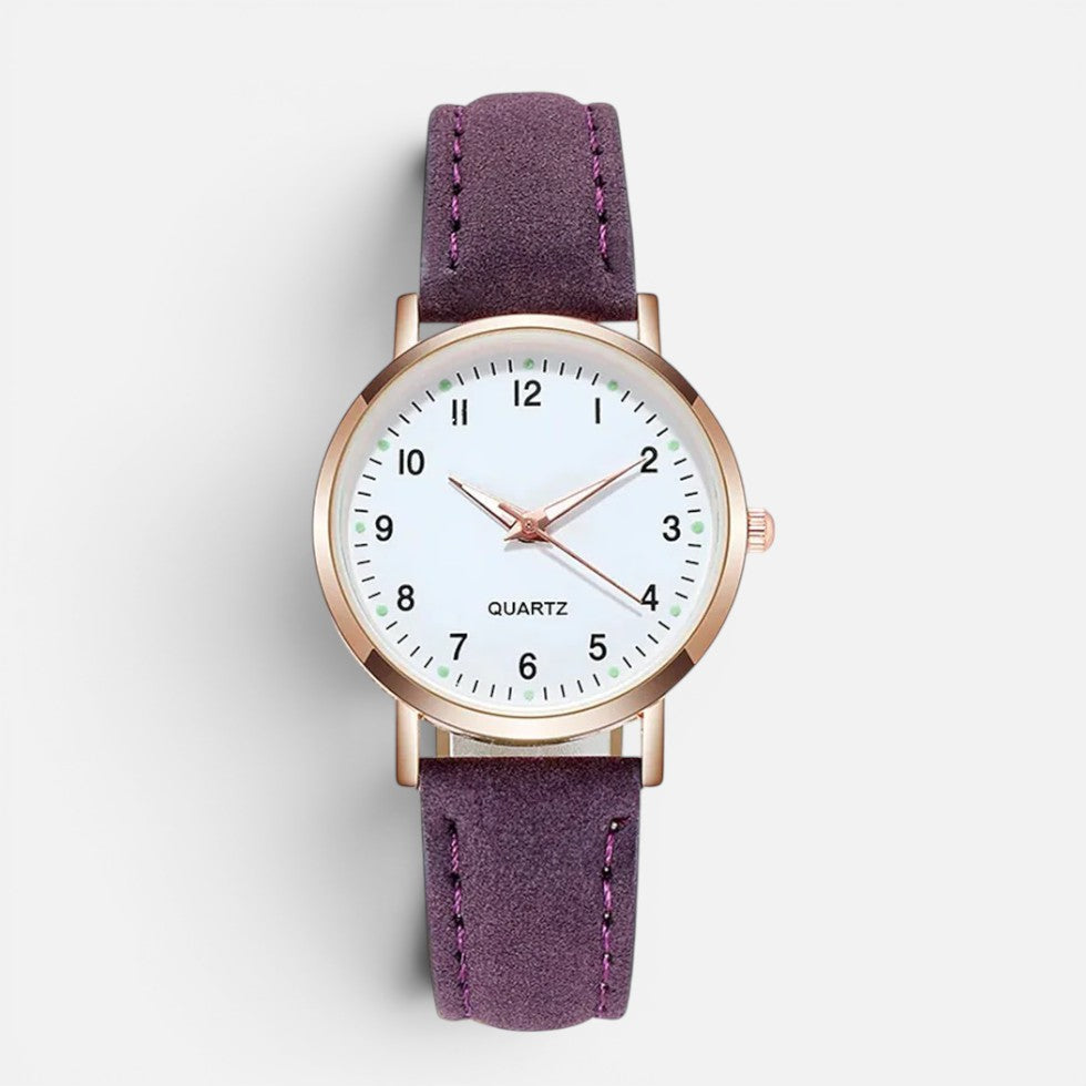 Minimalist Quartz Strap Watch — Comfortable