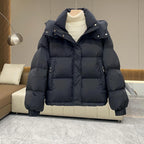 Tamara | Women's Hooded Puffer Jacket with High Neck