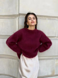 Susanna | Women's Oversized Mohair Crew Neck Jumper
