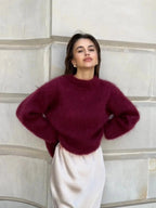 Susanna | Women's Oversized Mohair Crew Neck Jumper