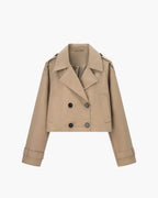 Tatiana | Women's Short Double Breasted Trench Coat