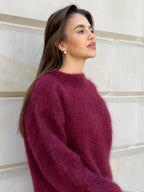 Susanna | Women's Oversized Mohair Crew Neck Jumper