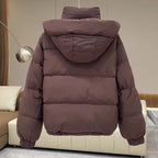 Tamara | Women's Hooded Puffer Jacket with High Neck
