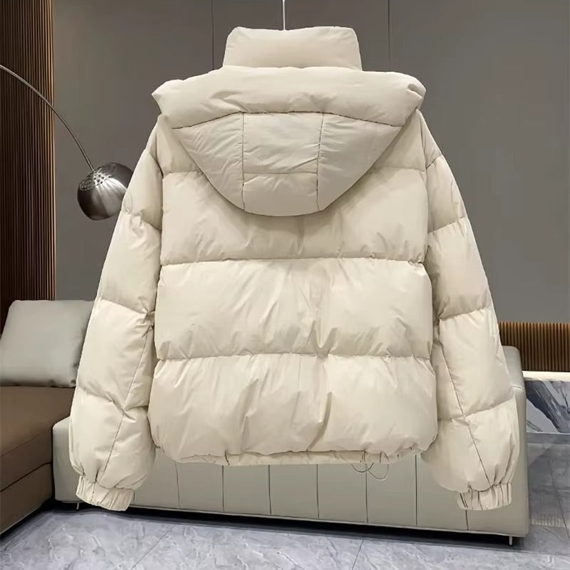 Tamara | Women's Hooded Puffer Jacket with High Neck