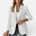 Tailored Single Button Long Sleeve Blazer — Comfortable