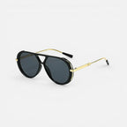 Metal Frame Aviator Sunglasses Gradient Lenses — Comfortable