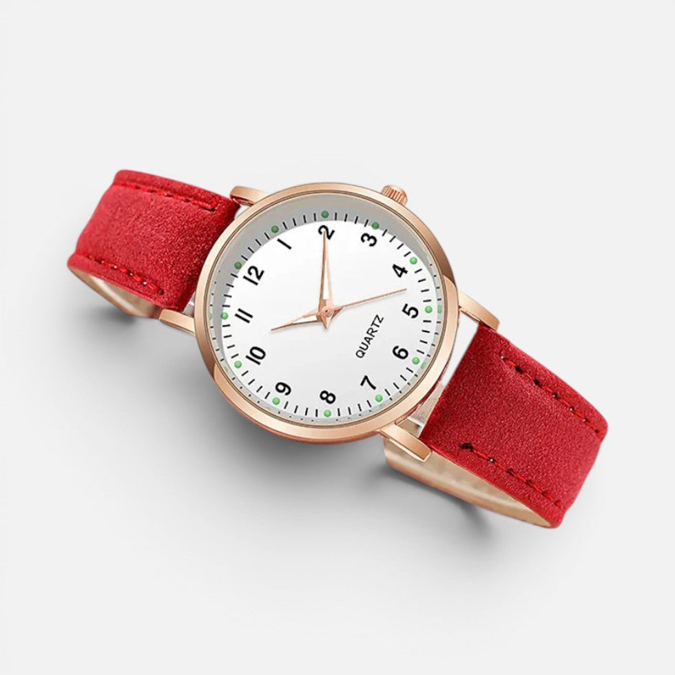 Minimalist Quartz Strap Watch — Comfortable