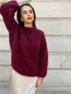 Susanna | Women's Oversized Mohair Crew Neck Jumper