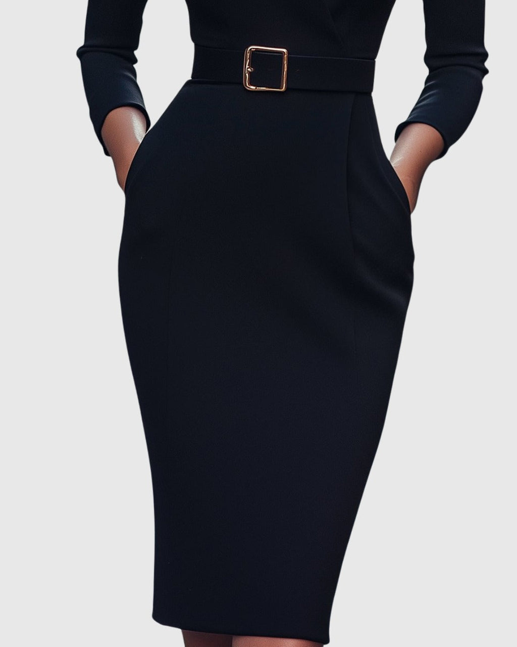 Women's Cocktail Bodycon Midi Dress — TOPNEWPLACE (view 4)