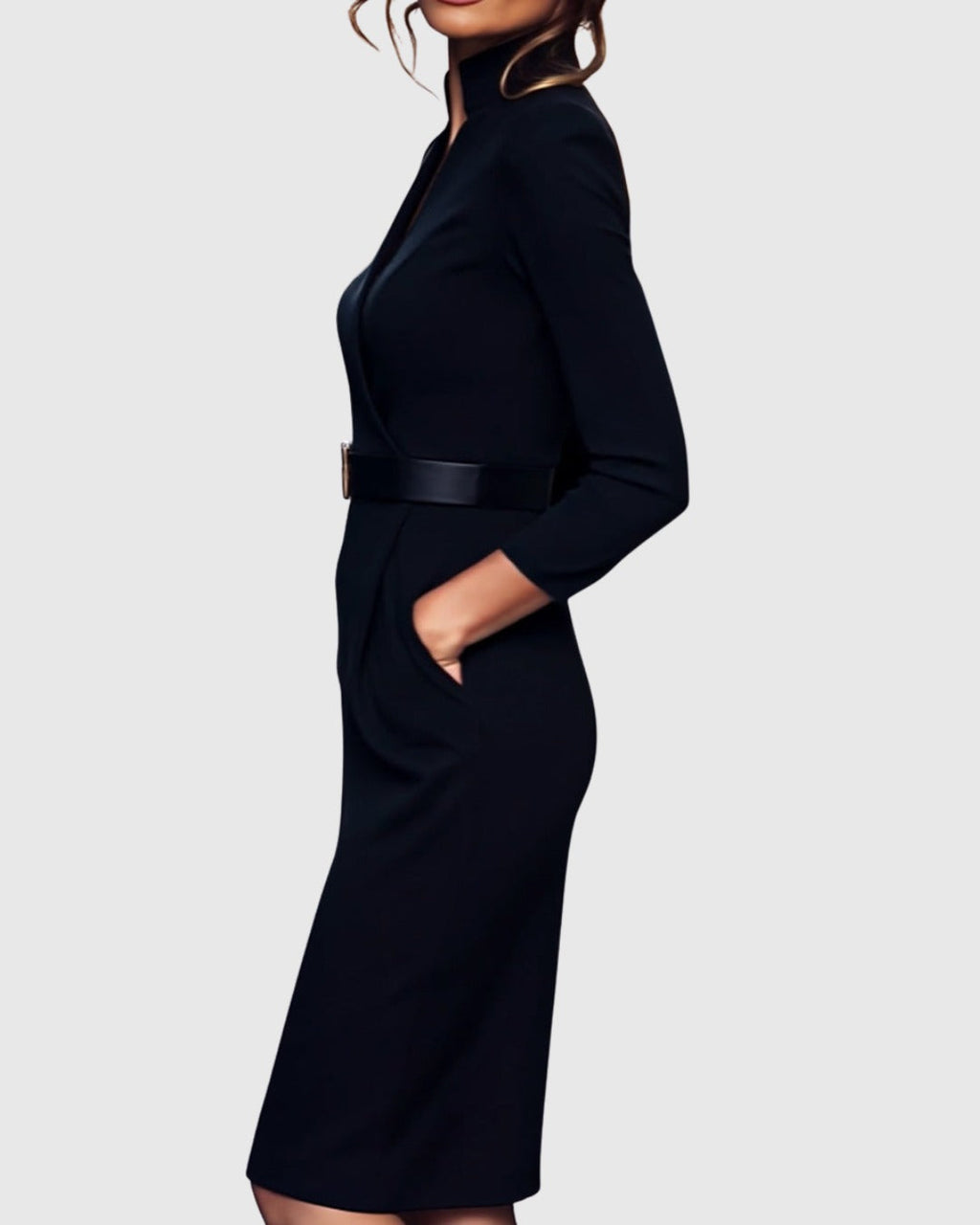Women's Cocktail Bodycon Midi Dress — TOPNEWPLACE (view 5)