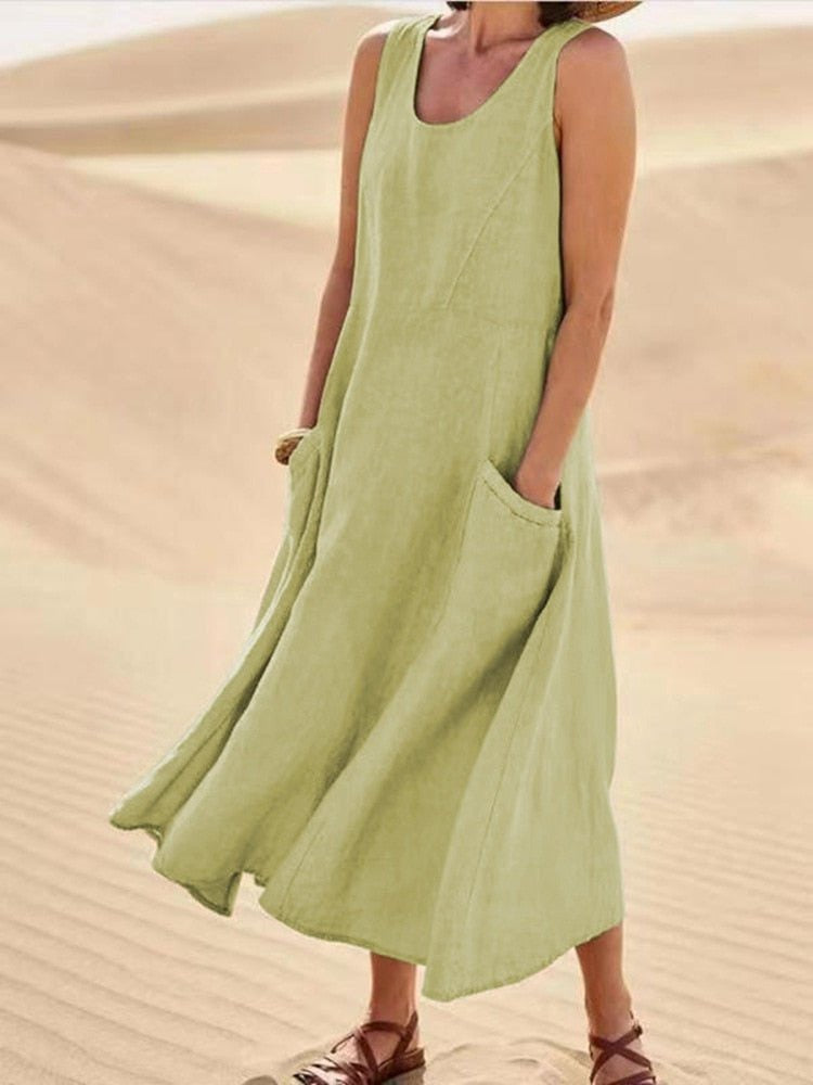 Women's Summer Midi Dress — TOPNEWPLACE (view 6)