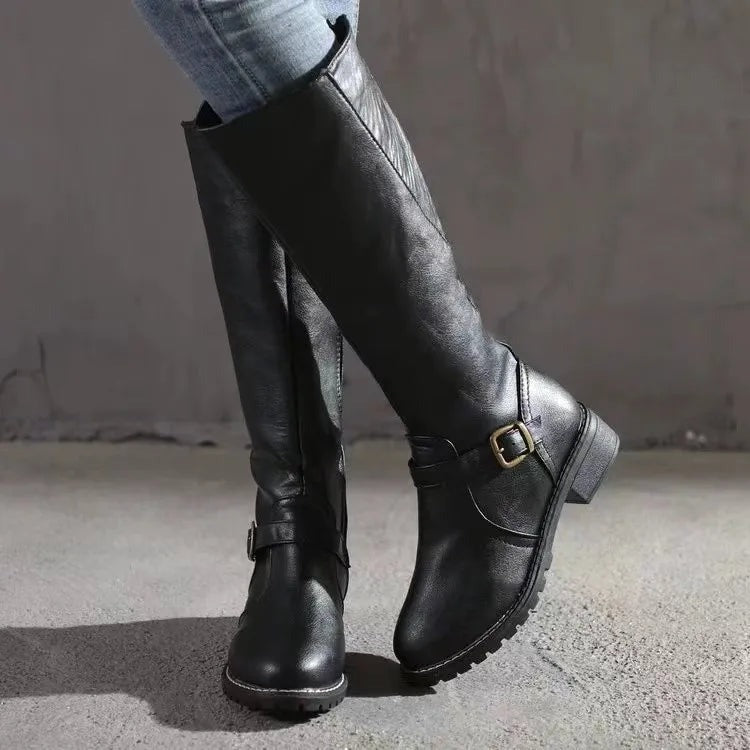 Daisy | Knee High Riding Boots — TOPNEWPLACE