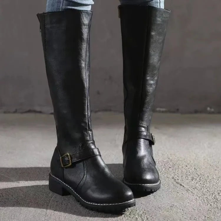 Daisy | Knee High Riding Boots — TOPNEWPLACE (view 7)