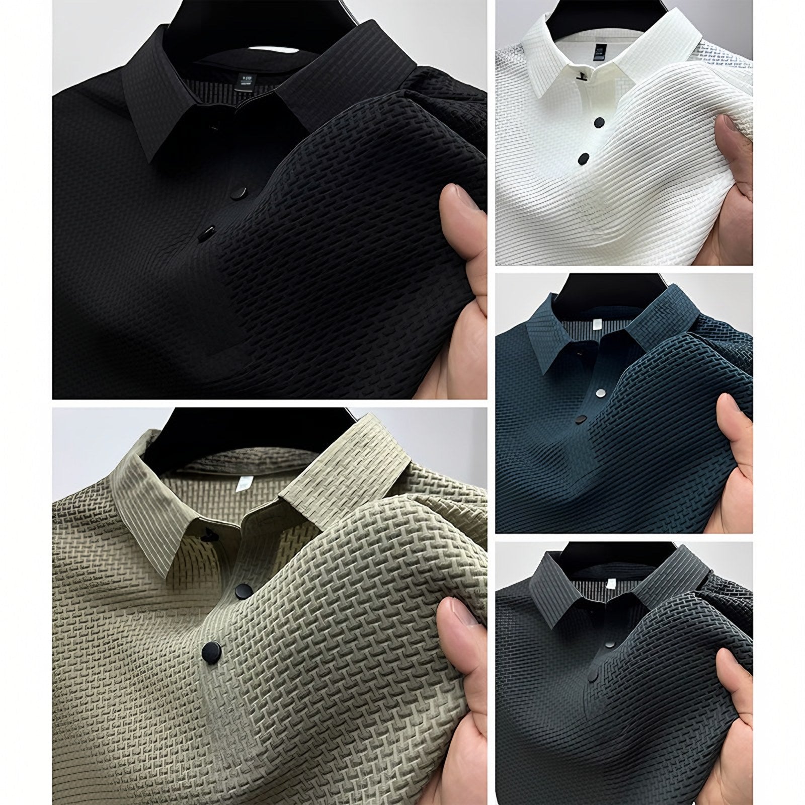 Men's Knit Polo Shirt — view 6