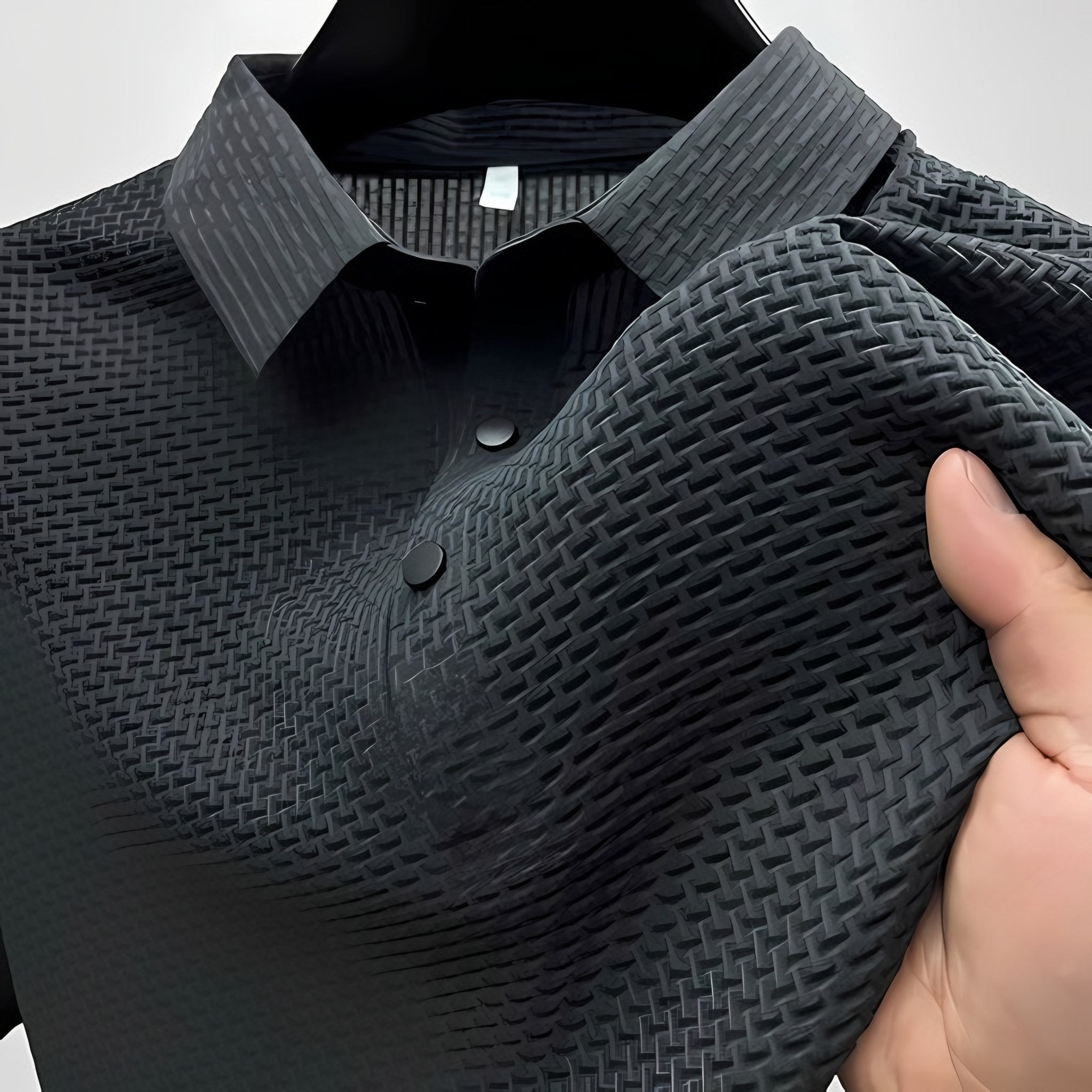 Men's Knit Polo Shirt — view 4