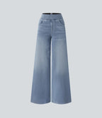 Gineva | Women’s High-Rise Flare Denim Pants — TOPNEWPLACE (view 11)