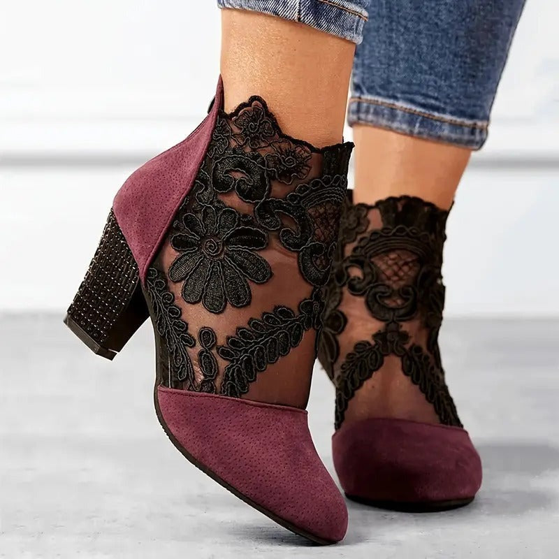 Beatrice | Lace Ankle Boots — TOPNEWPLACE