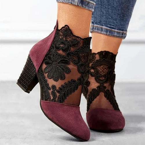 Beatrice | Lace Ankle Boots — TOPNEWPLACE