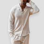 Old Money Linen Shirt For Men — Breathable