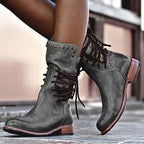 Sabine | Women’s Ankle Lace Up Studded Boots