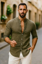 Men's Long Sleeve Casual Shirt — view 4