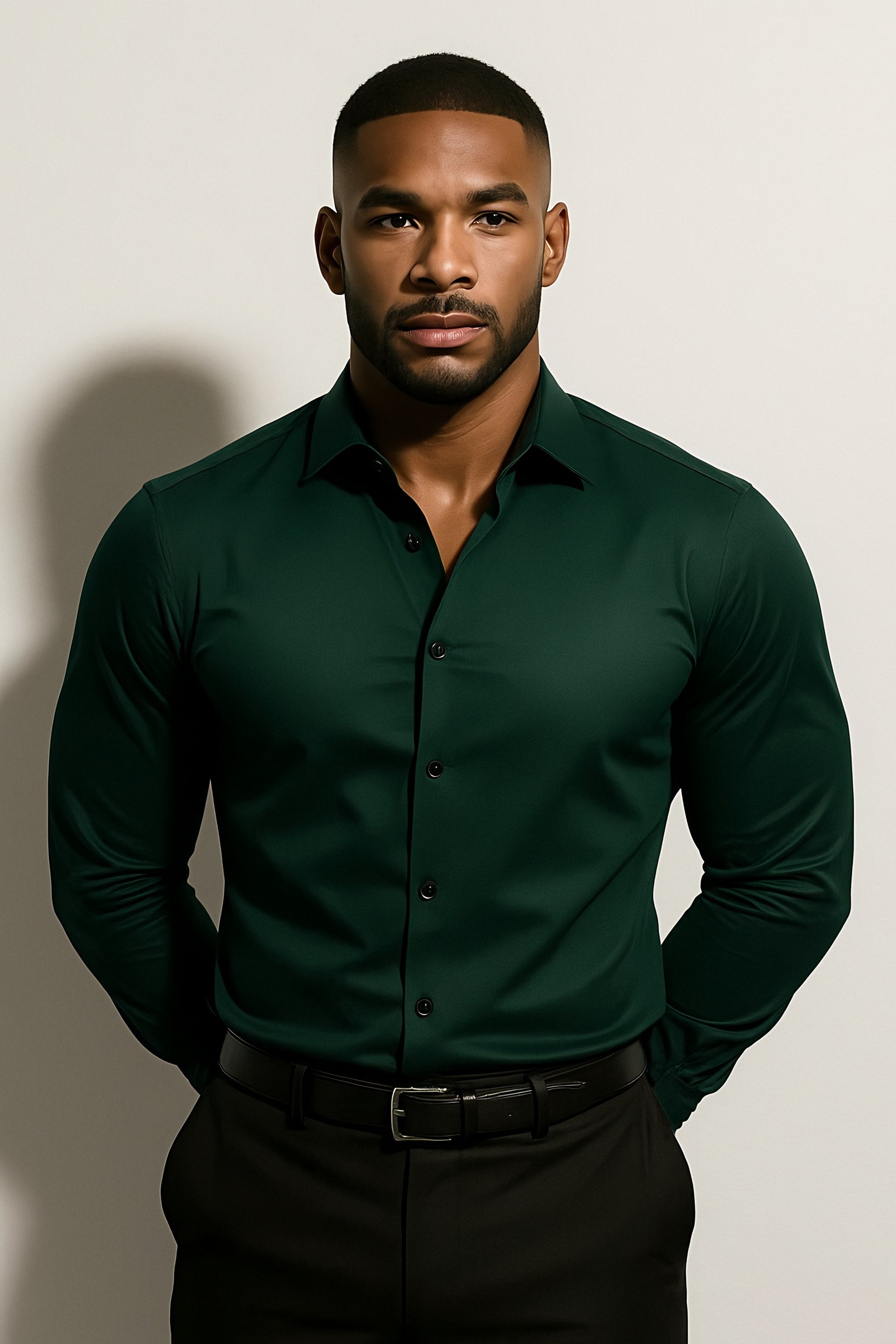 Men's Long Sleeve Dress Shirt — view 7