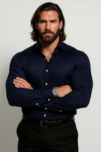Men's Long Sleeve Dress Shirt — view 3
