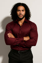 Men's Long Sleeve Dress Shirt — view 4